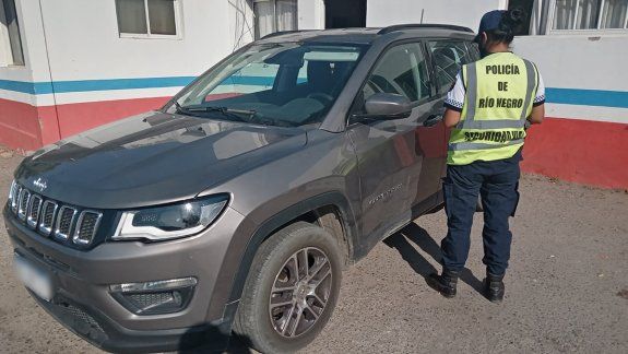 Cipoleño paseaba en una camioneta robada y lo atraparon en un control