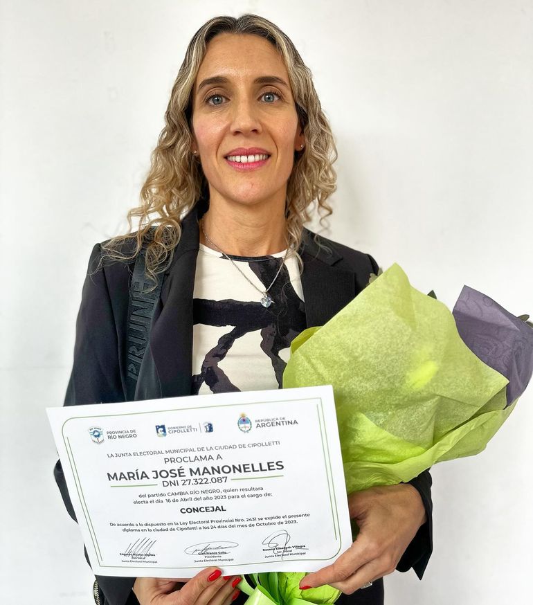 En 2023 llegó gracias a una alianza denominada Cambia Cipolletti que reunía a referentes del Pro, UCR y CC Ari.