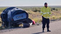 El choque fatal se registró en Ruta Provincial N°6, muy cerca de Casa de Piedra. Foto: gentileza.