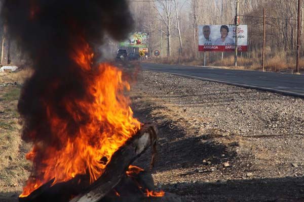 Productores protestan, pero sin corte de ruta