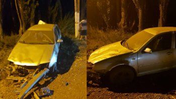 quiso sobrepasar otro vehiculo y volco en ruta chica