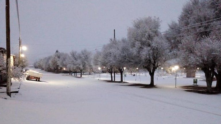 En la Región Sur el termómetro marcó -14 grados