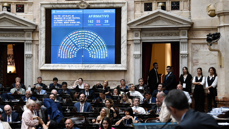 Las PASO fueron suspendidas con 62 votos a favor