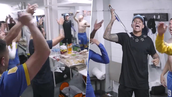 la ironica respuesta de boca a racing y el festejo de rojo en muletas