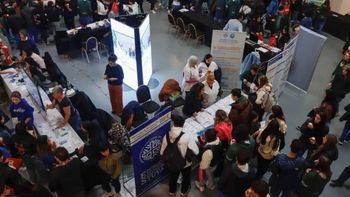 Una imagen de la Expo Vocacional 2024, que fue un éxito.