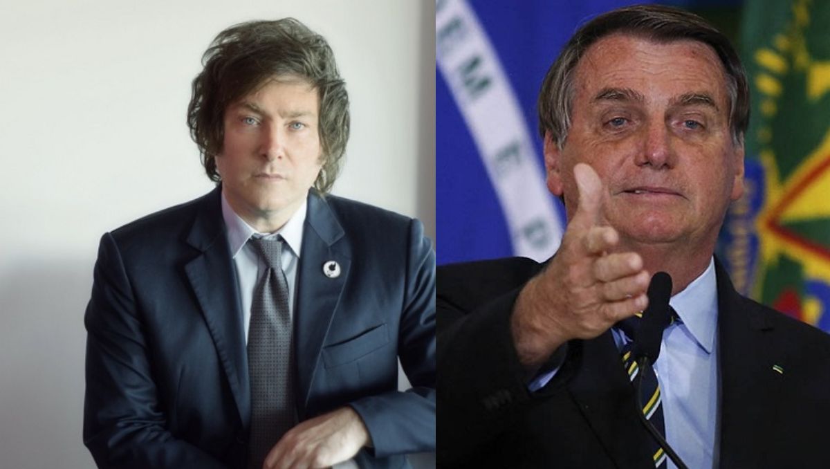 A través de un video, Bolsonaro le envió apoyo a Milei para las PASO 2023.