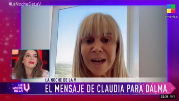 el mensaje de claudia que hizo llorar a dalma maradona