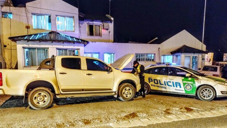 Secuestraron en Cipolletti una camioneta robada en Buenos Aires
