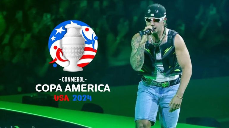 Feid brindó el show de inauguración de la Copa América 2024.