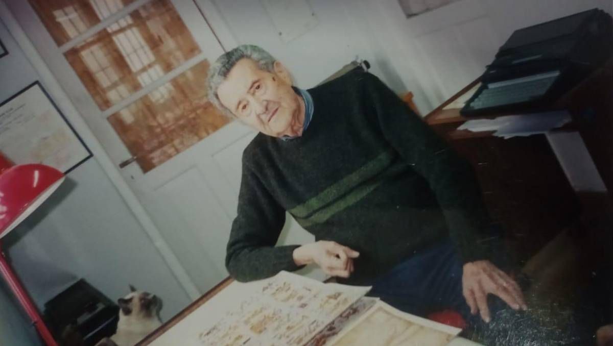 Don Roberto Abel y su familia