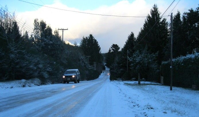 Alerta por nevadas y vientos intensos en el centro y oeste de Río Negro