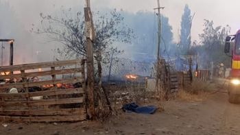 incendio en el maria elvira: una familia perdio todo