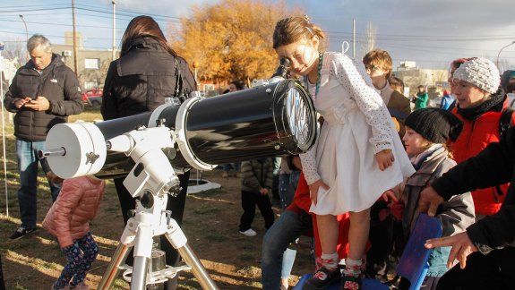 El observatorio de los planetas se mudó a Las Grutas
