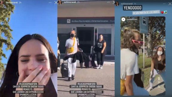 El reencuentro sorpresa de Sofi Morandi y Lucas Spadafora en Neuquén