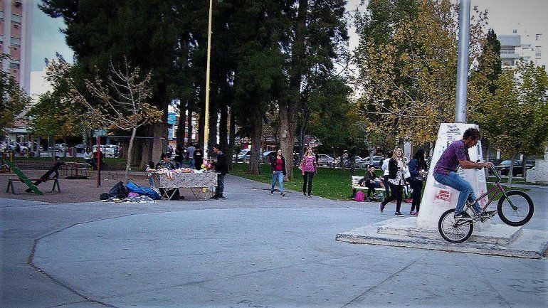 La plaza San Martín es uno de los principales puntos de encuentro y referencia para los cipoleños.