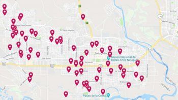 cipolenos usaron la app neuquina para denunciar el uso de pirotecnia