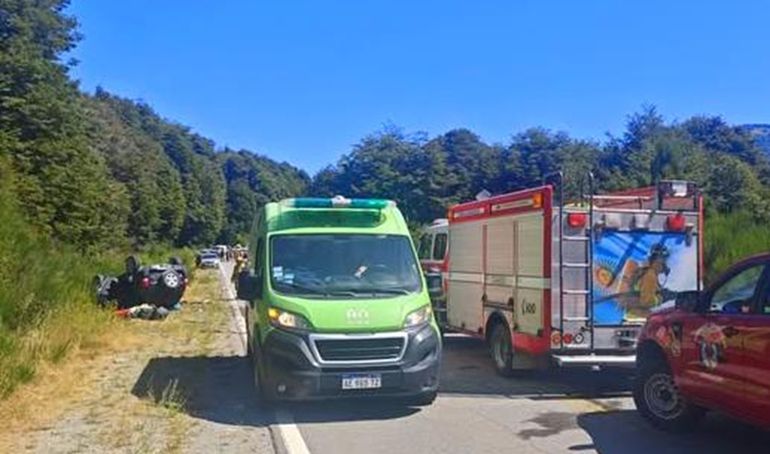 El siniestro se registró pasadas las 16 horas de este lunes. Foto: Gentileza.