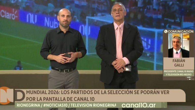 Fabián Galli, titular de Radio y Televisión Río Negro, aseguró que Canal 10 está haciendo gestiones para transmitir los partidos. Aún no hay confirmación. Fabián Galli, titular de Radio y Televisión Río Negro, aseguró que Canal 10 está haciendo gestiones para transmitir los partidos. Aún no hay confirmación.