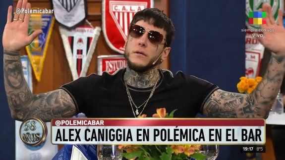 Revelan cuánto cobra Alex Caniggia en Polémica en el Bar