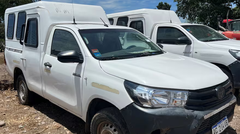 La subasta de camionetas y maquinarias se hará de manera online