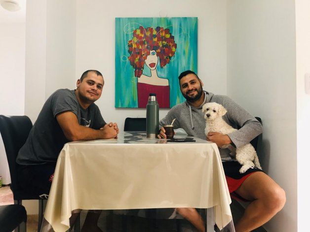 Piñero Da Silva junto a su hermano Carlos