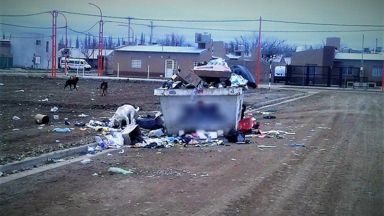 Así están los vecinos del barrio 96 Viviendas, pasados de basura