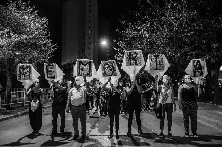 La movilización del 24 de marzo en la ciudad de Neuquén. 