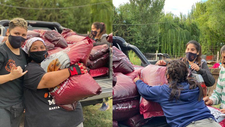 La guardería canina de la Isla Jordán recibió el premio de 600 kilos de alimento