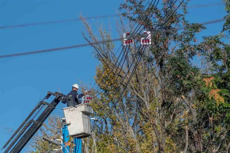 Solo en Cervantes se robaron 15 kilómetros de cables en el 2023. Foto: archivo.