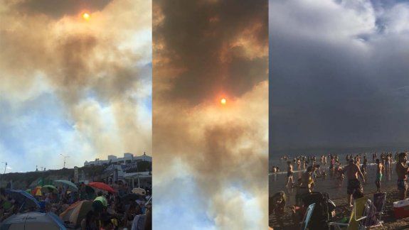 Nación envió avión hidrante para combatir el incendio
