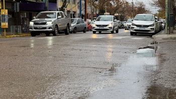 Continúa la inestabilidad en la zona. Foto: Municipalidad de Cipolletti.
