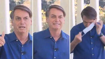 demandaran a bolsonaro por sacarse el barbijo 