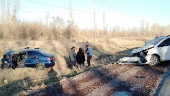 brutal accidente en ruta 151: hay dos personas heridas