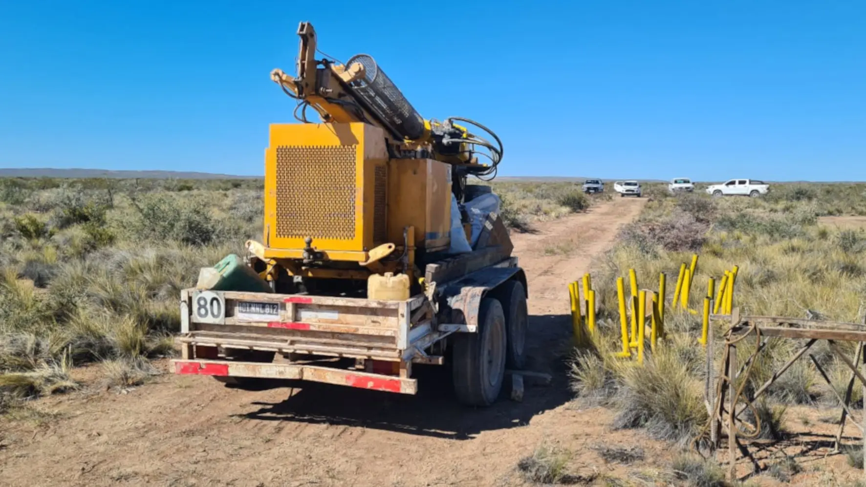 La Secretaría de Ambiente y Cambio Climático de Río Negro realizó una inspección en el lugar donde se desarrollará la segunda parte del oleoducto Vaca Muerta Sur.