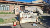 La ciudad de Allen amaneció colapsada de basura, tras diez días sin el servicio de recolección. 