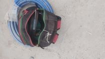 El bolso en el que el ladrón, que se quedó dormido, había preparado todo para llevarse.&nbsp;
