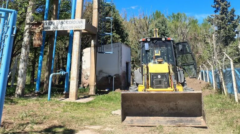 La construcción de la cisterna con capacidad de 75 litros ya finalizó.&nbsp;