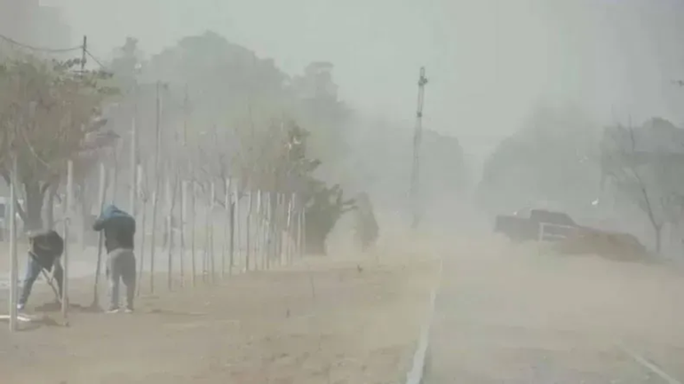Se esperan fuertes ráfagas de viento en la región.
