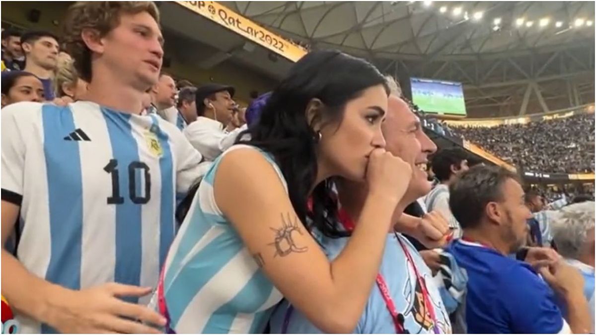 El mensaje privado que le mandó a Lali el joven que la apoyó en el Mundial de Qatar