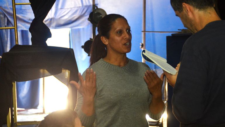 Vanesa en su charla exclusiva con LM Cipolletti. Foto Antonio Spagnuolo. Vanesa en su charla exclusiva con LM Cipolletti. Foto Antonio Spagnuolo.