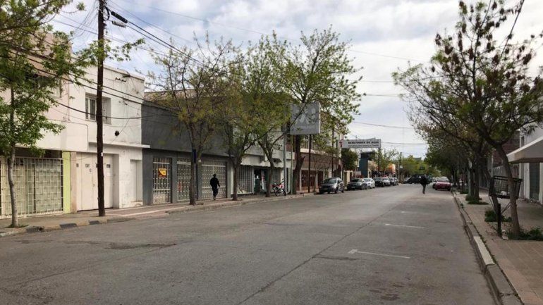 La ciudad amaneció desierta por el paro nacional
