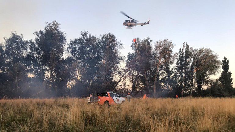 Incendios en Conesa: tres focos se encuentran contenidos
