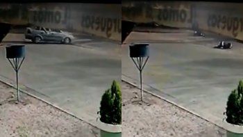 choco a una motociclista y se dio a la fuga: lo busca la policia choco a una motociclista y se dio a la fuga: lo busca la policia