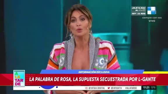 Rosa Passi estuvo involucrada en el hecho por el cual detuvieron a L-Gante y dio su versión en A la tarde.
