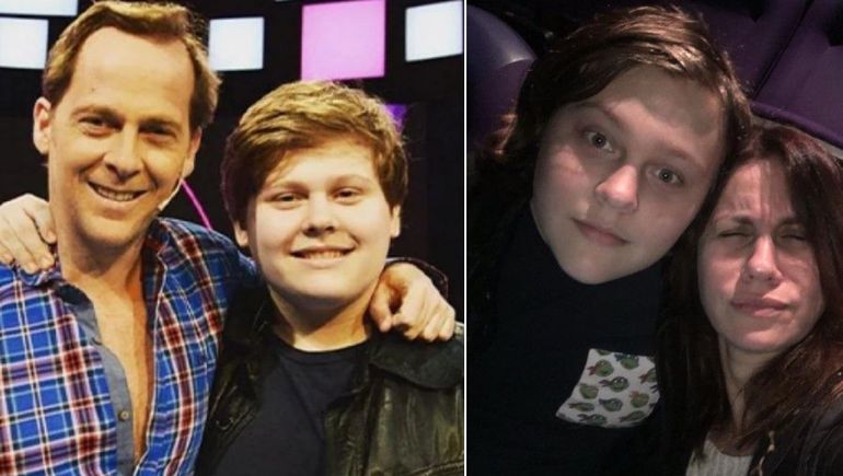 Luca Martin recordó su infancia junto a sus padres.