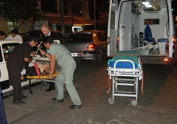 Colisión en cadena en pleno centro