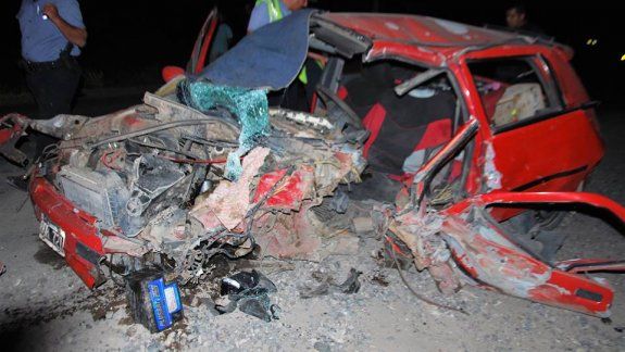 Madrugada trágica en la Ruta chica