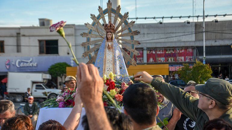 Héroes de Malvinas se reencuentran con su virgencita