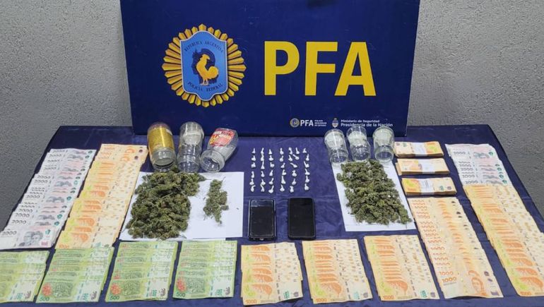 Todo lo secuestrado en los últimos operativos de la PFA en Cipolletti.
