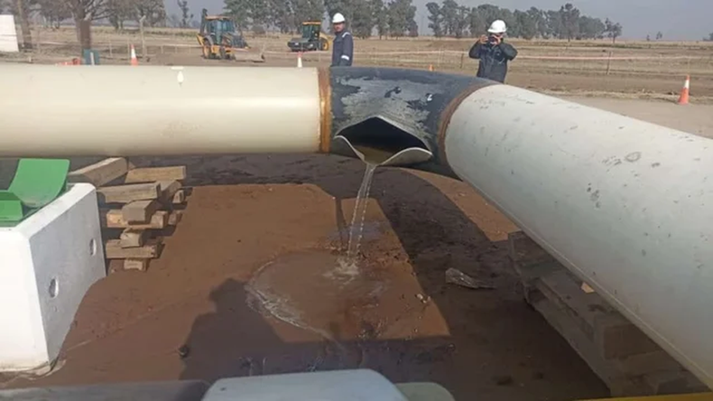 El incidente ocurrió en la planta compresora de La Carlota. Foto LPO.